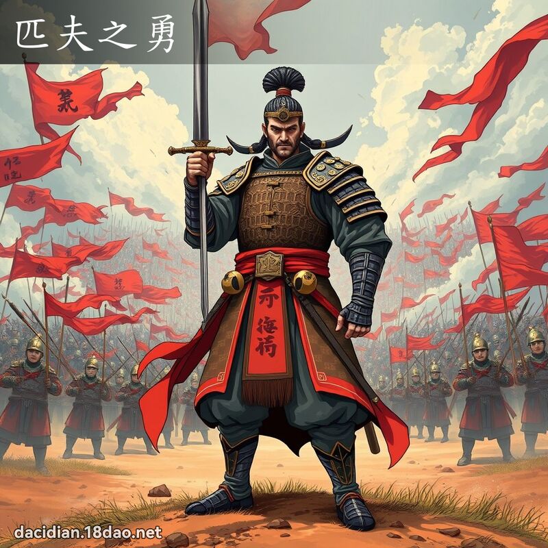 匹夫之勇 - 国语大辞典配图