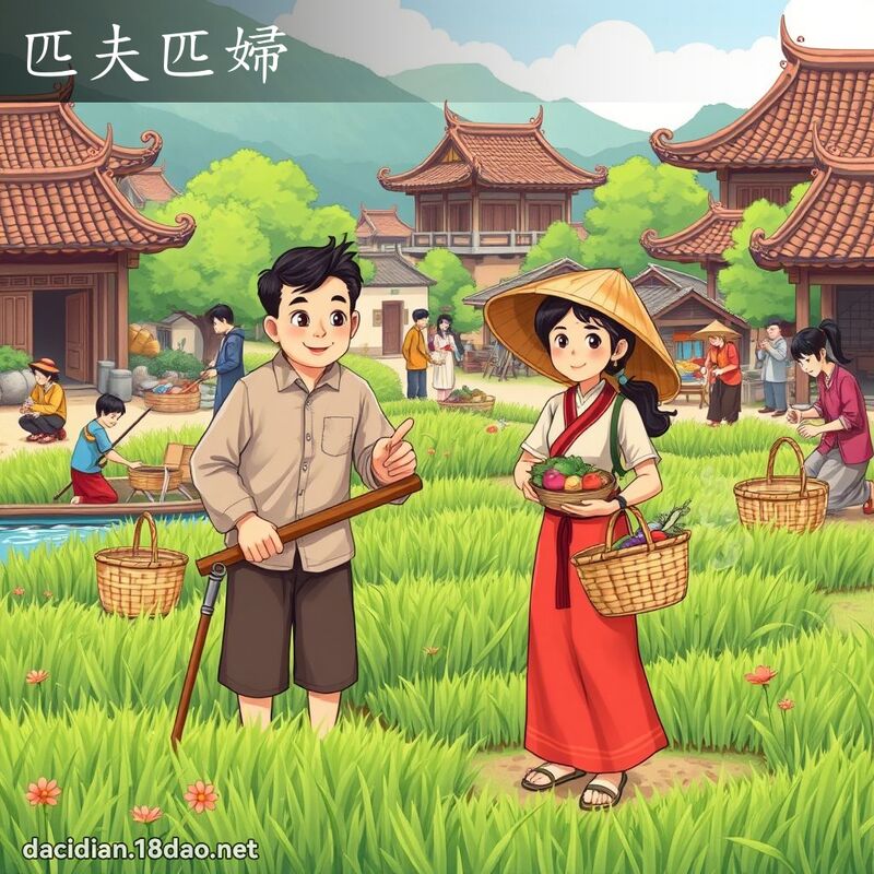 匹夫匹妇 - 国语大辞典配图