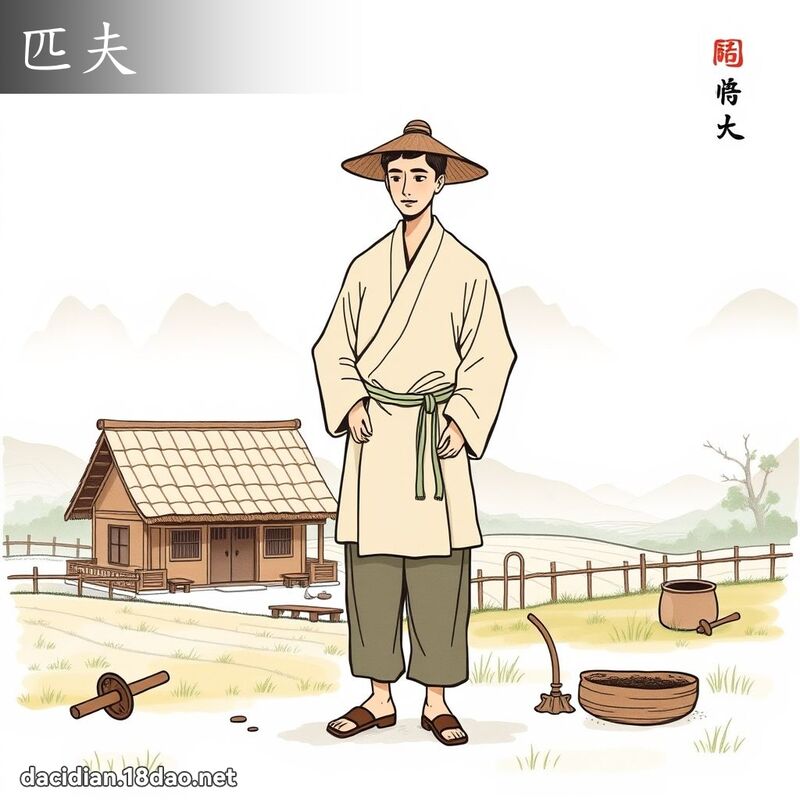 匹夫 - 國語大辭典配圖