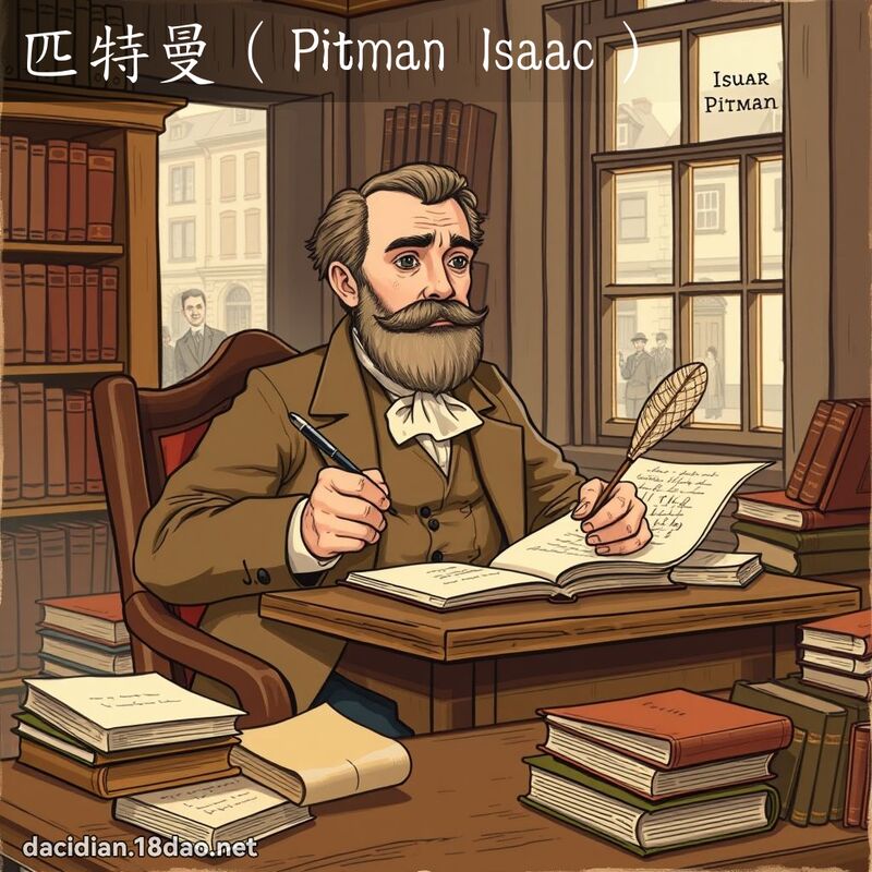 匹特曼（Pitman Isaac） - 國語大辭典配圖