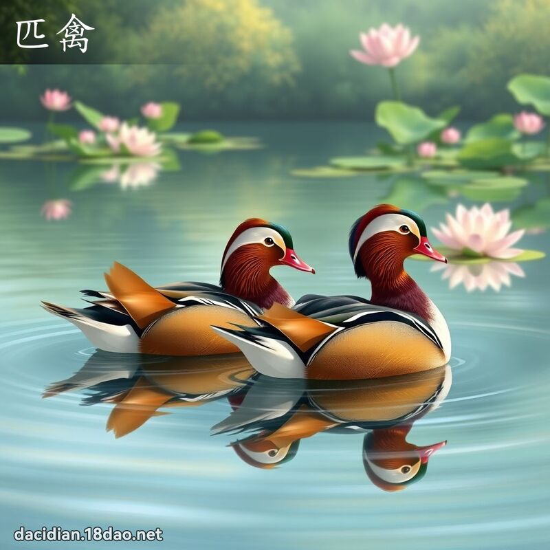 匹禽 - 國語大辭典配圖