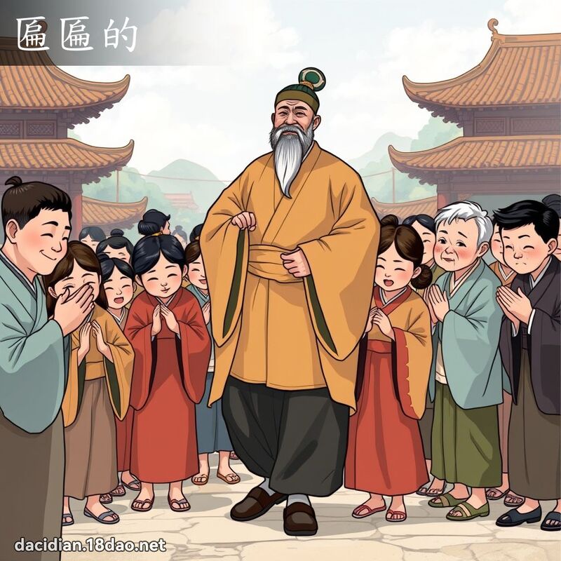 匾匾的 - 國語大辭典配圖