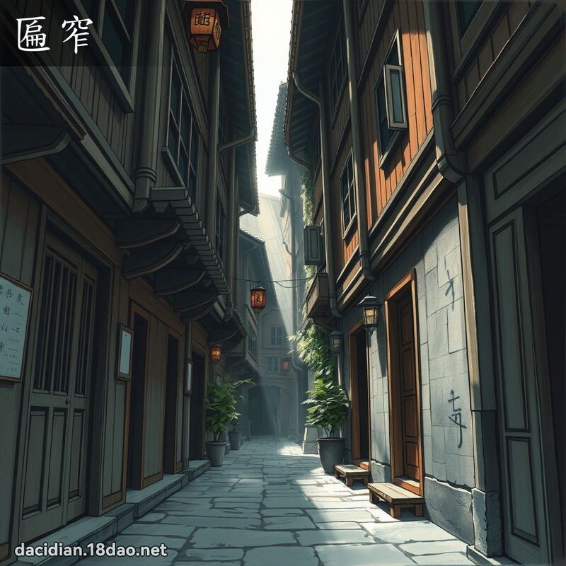 匾窄 - 国语大辞典配图