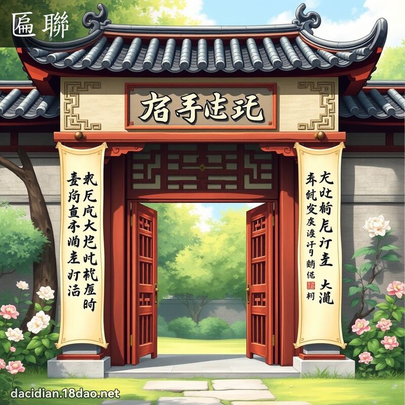 匾聯 - 國語大辭典配圖
