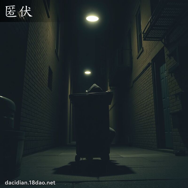 匿伏 - 國語大辭典配圖
