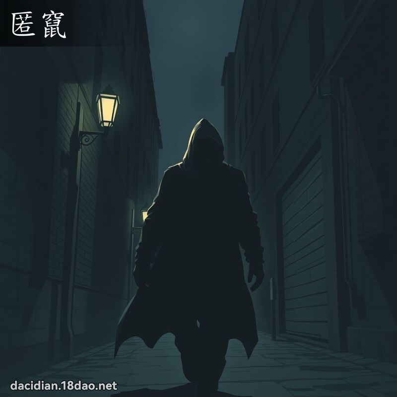 匿竄 - 國語大辭典配圖