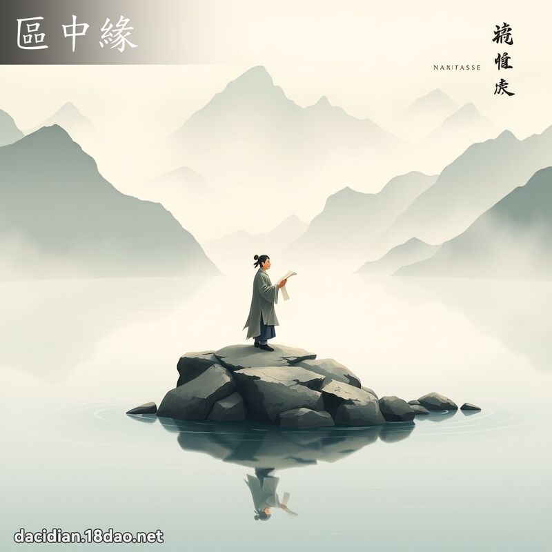 區中緣 - 國語大辭典配圖