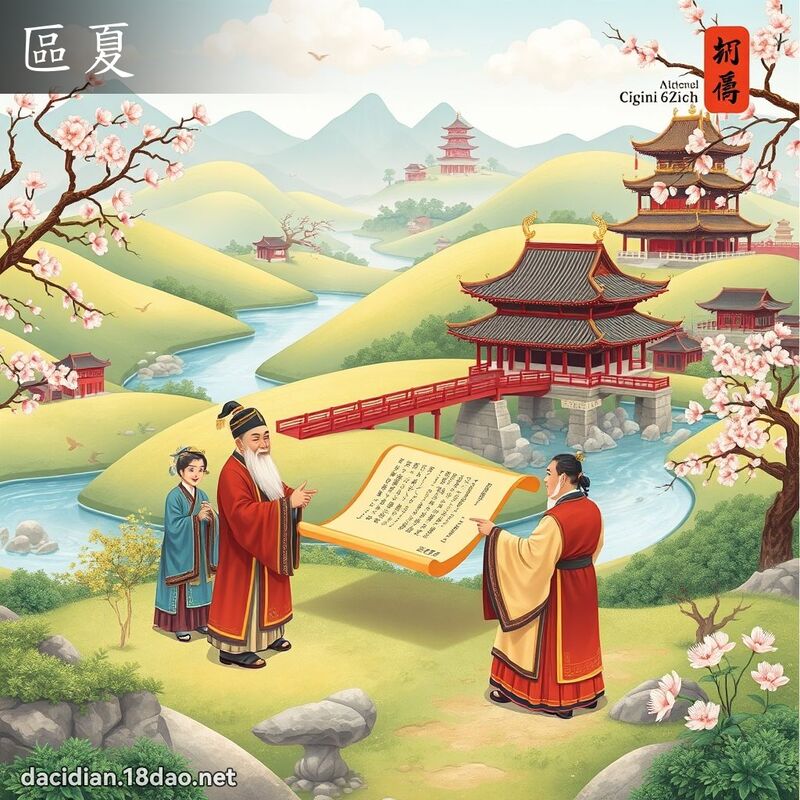 區夏 - 國語大辭典配圖