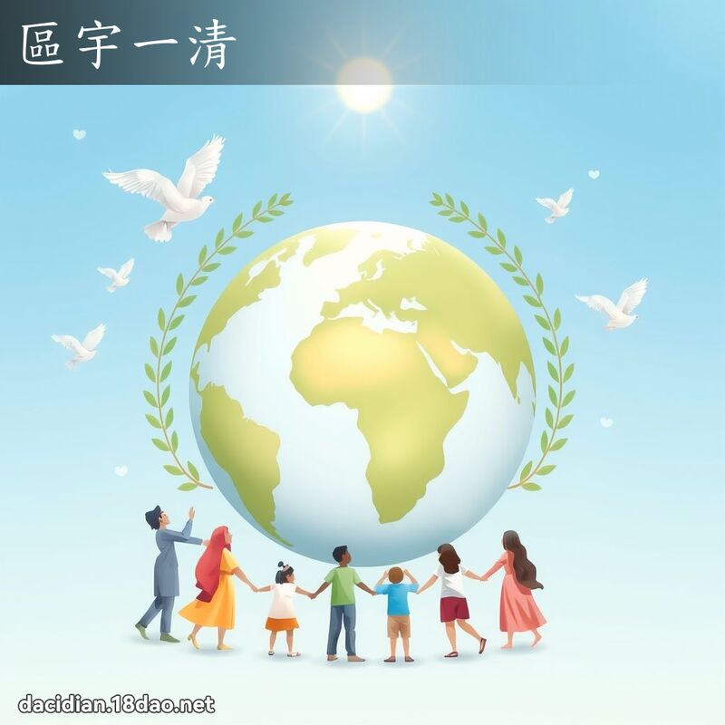 區宇一清 - 國語大辭典配圖
