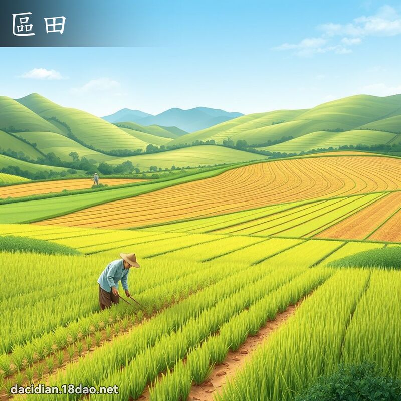 區田 - 國語大辭典配圖