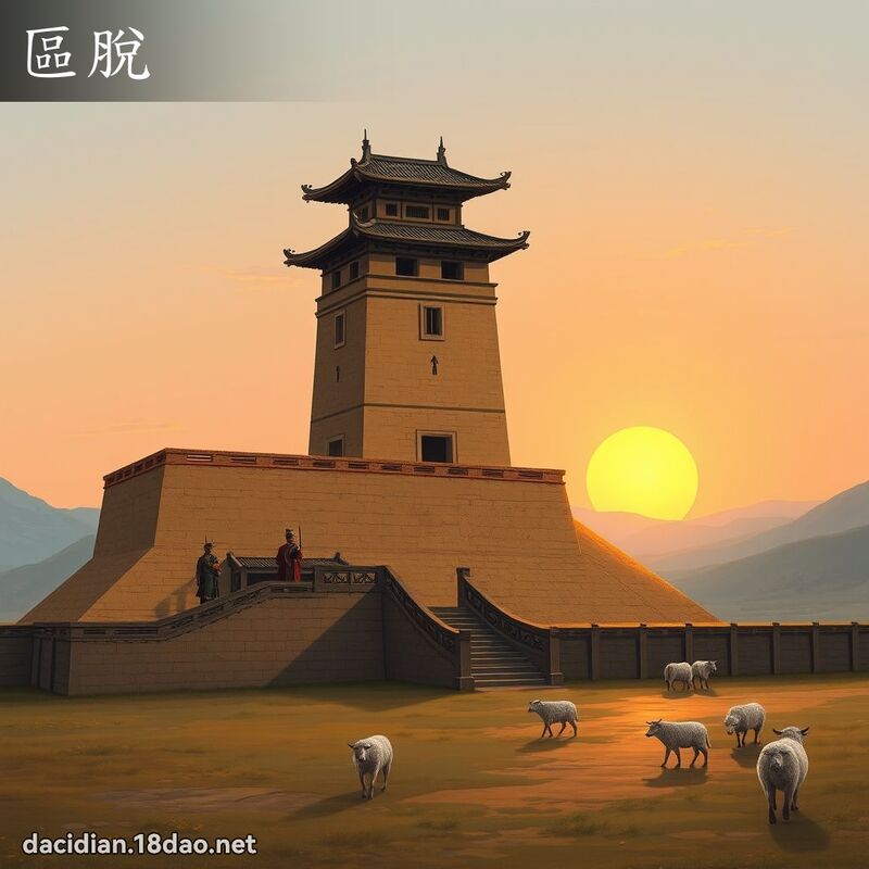 區脫 - 國語大辭典配圖