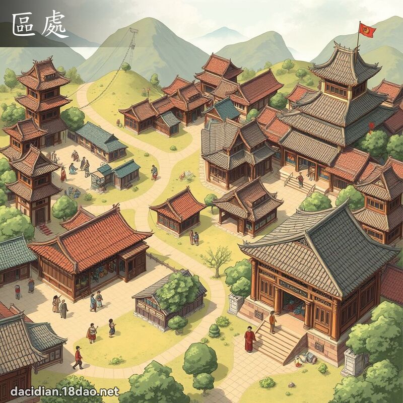 区处 - 国语大辞典配图