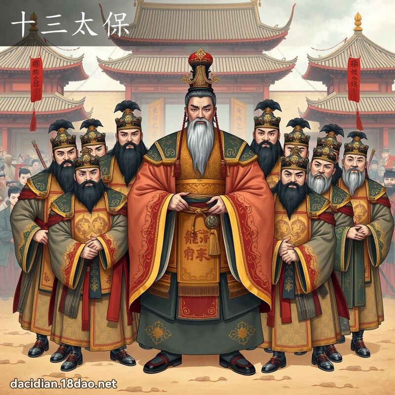 十三太保 - 國語大辭典配圖