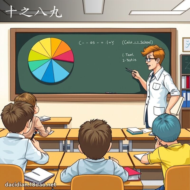 十之八九 - 國語大辭典配圖