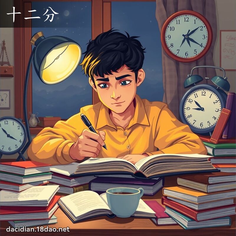 十二分 - 國語大辭典配圖