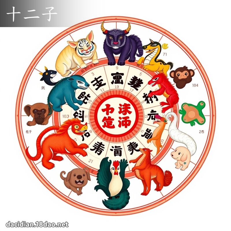十二子 - 國語大辭典配圖