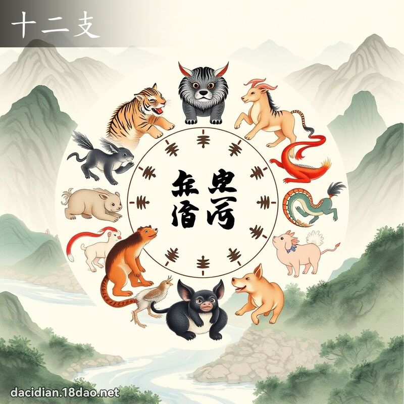 十二支 - 國語大辭典配圖
