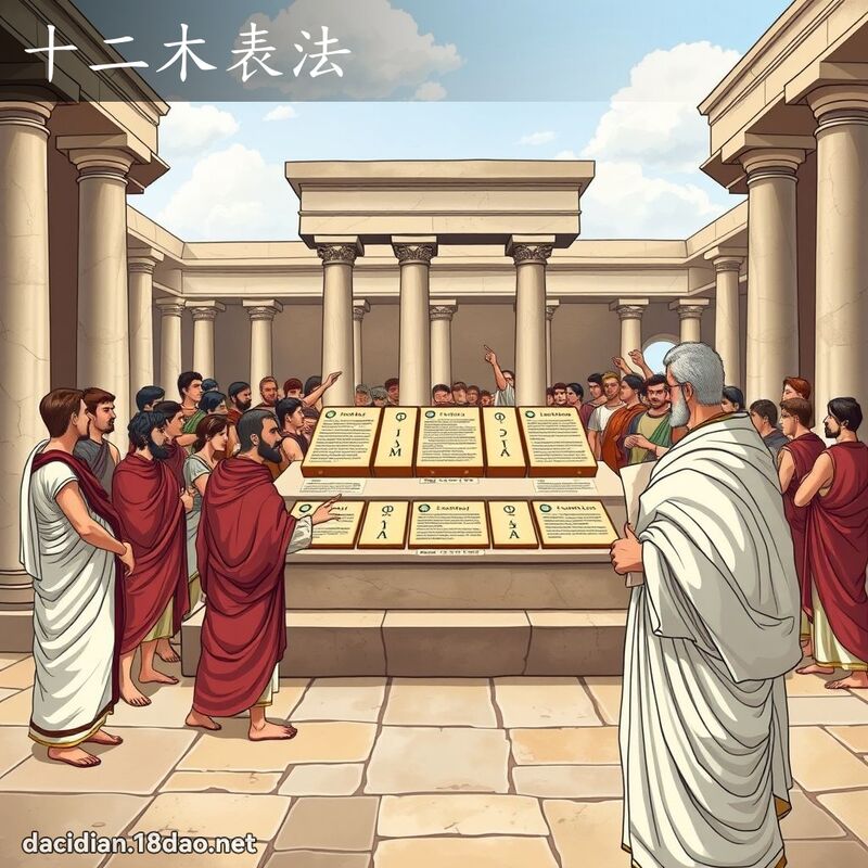 十二木表法 - 國語大辭典配圖