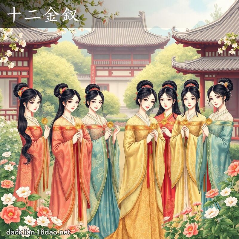 十二金釵 - 国语大辞典配图