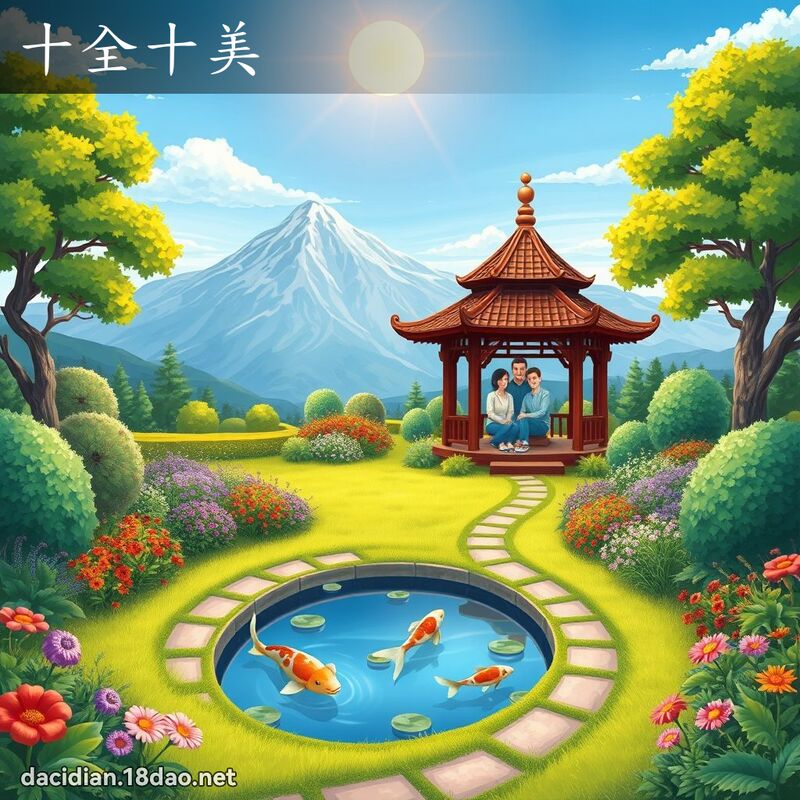 十全十美 - 國語大辭典配圖