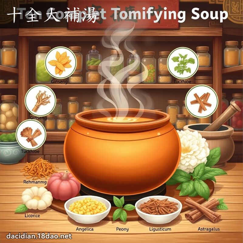 十全大补汤 - 国语大辞典配图