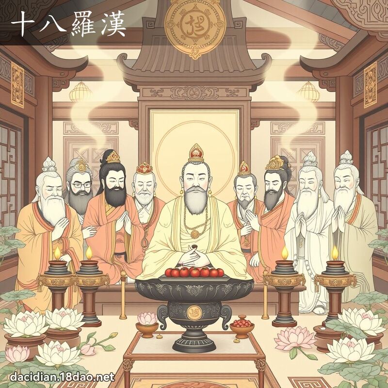 十八羅漢 - 國語大辭典配圖