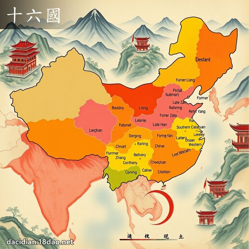 十六國 - 國語大辭典配圖