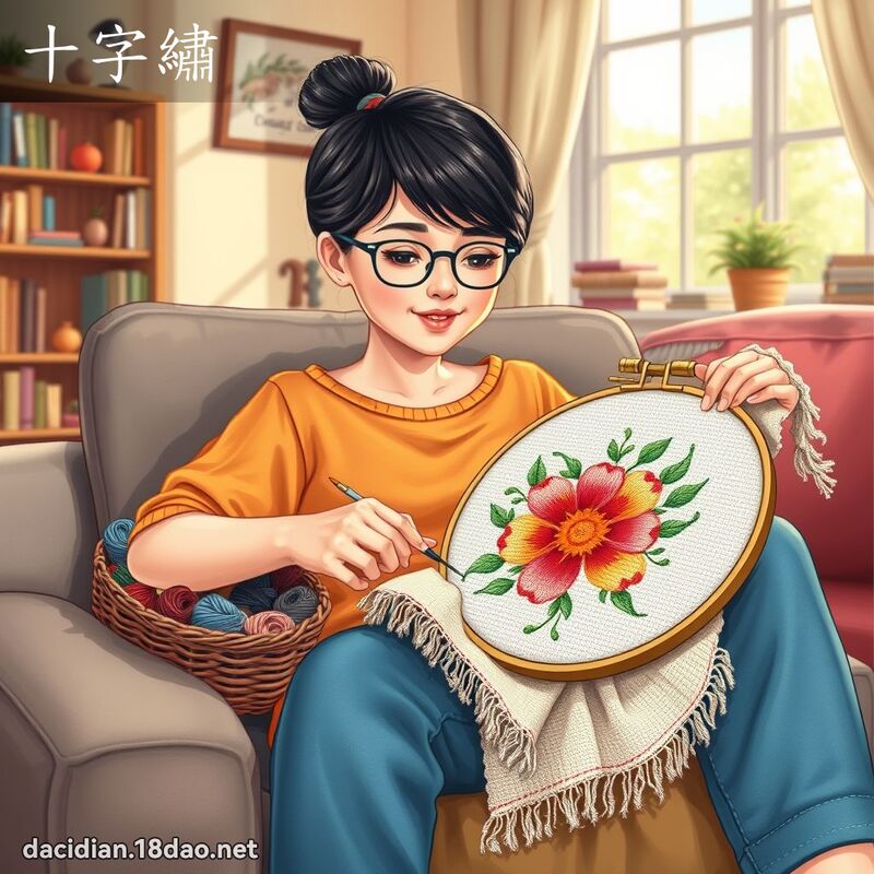 十字繡 - 國語大辭典配圖
