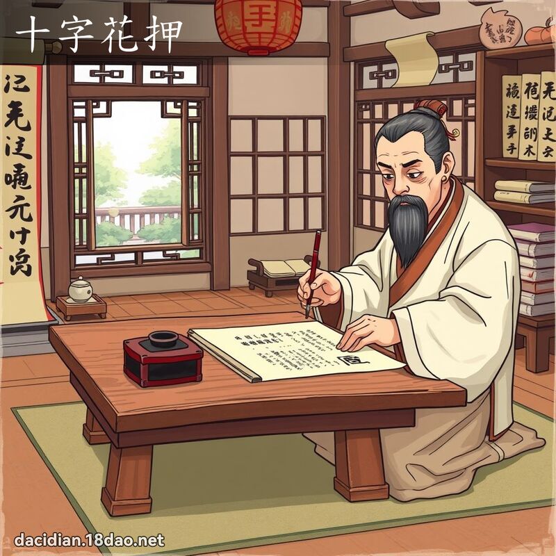 十字花押 - 國語大辭典配圖