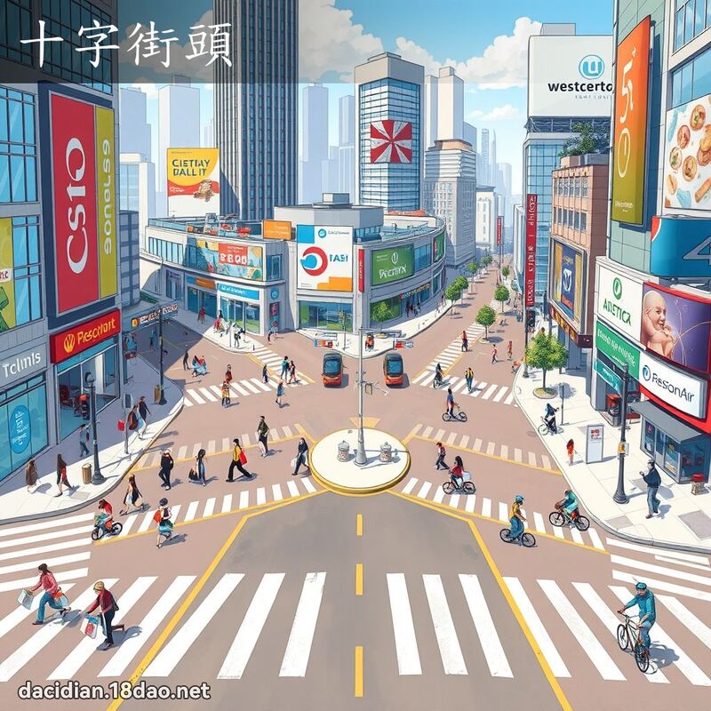 十字街頭 - 國語大辭典配圖