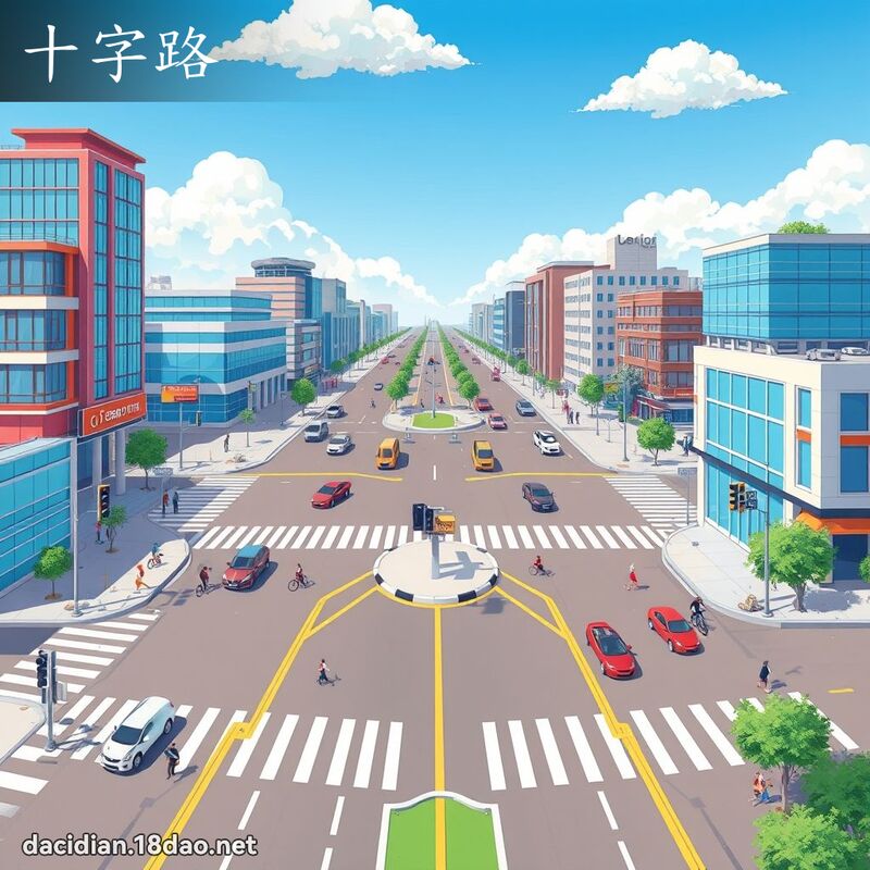 十字路 - 國語大辭典配圖