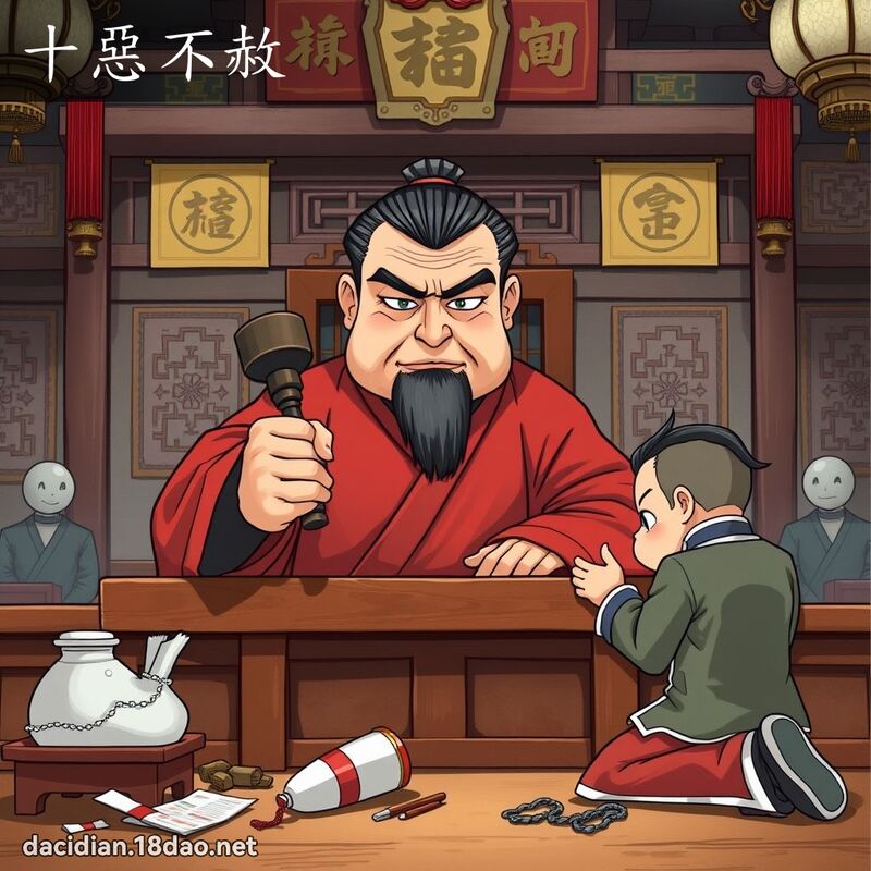 十惡不赦 - 國語大辭典配圖