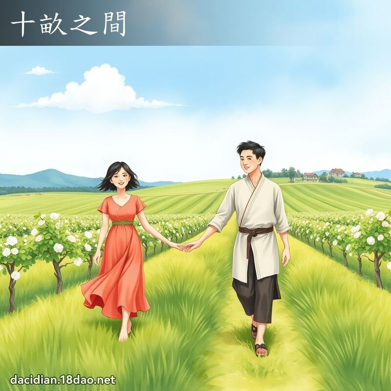 十畝之間 - 國語大辭典配圖