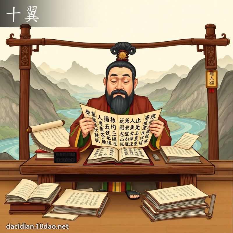 十翼 - 國語大辭典配圖