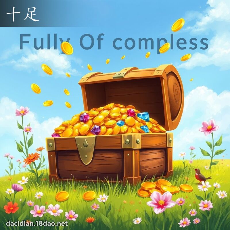 十足 - 国语大辞典配图