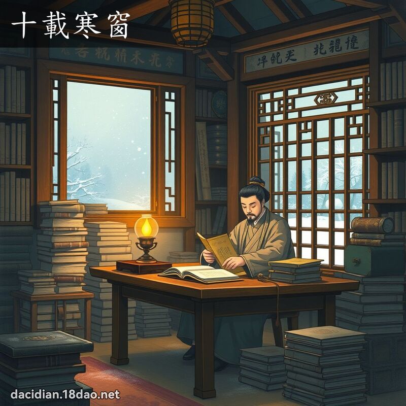 十载寒窗 - 国语大辞典配图
