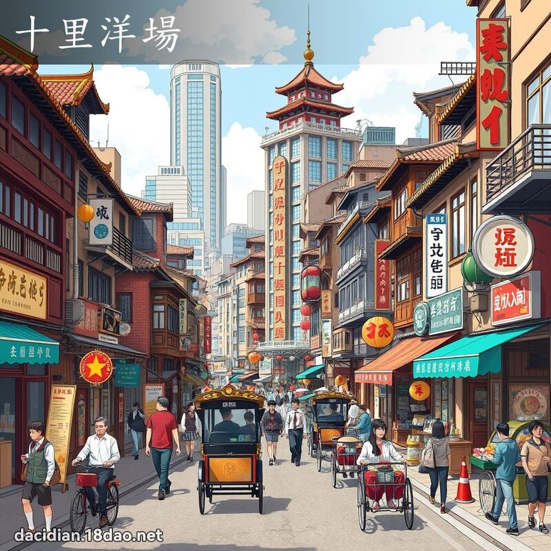 十里洋場 - 國語大辭典配圖