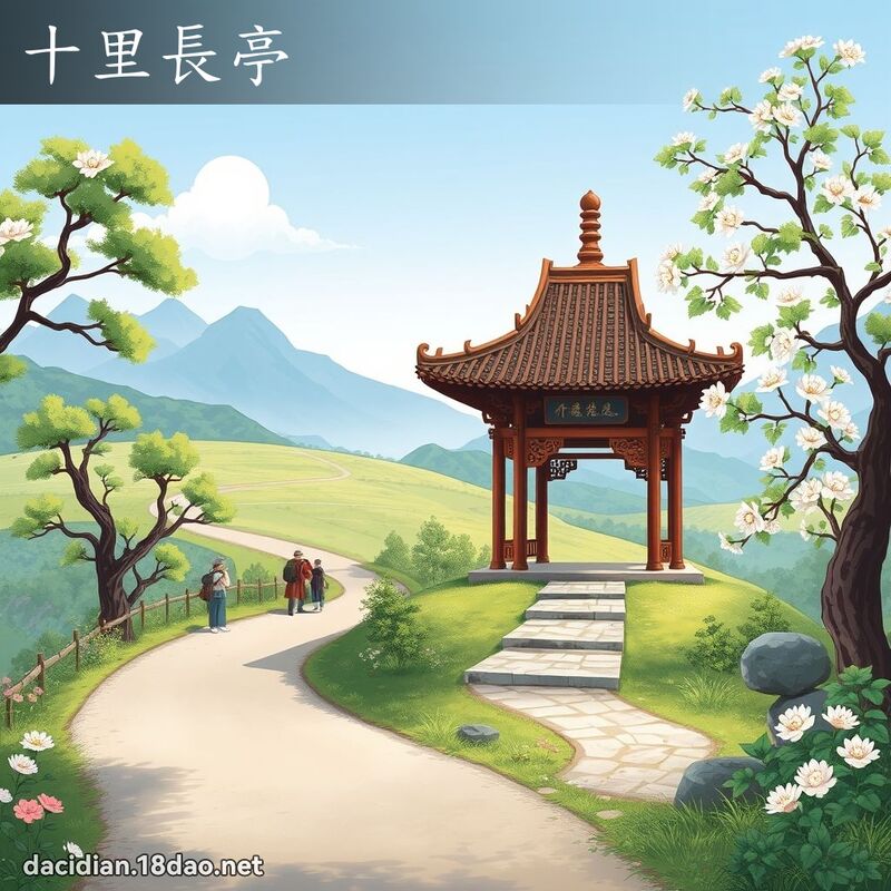 十里長亭 - 國語大辭典配圖