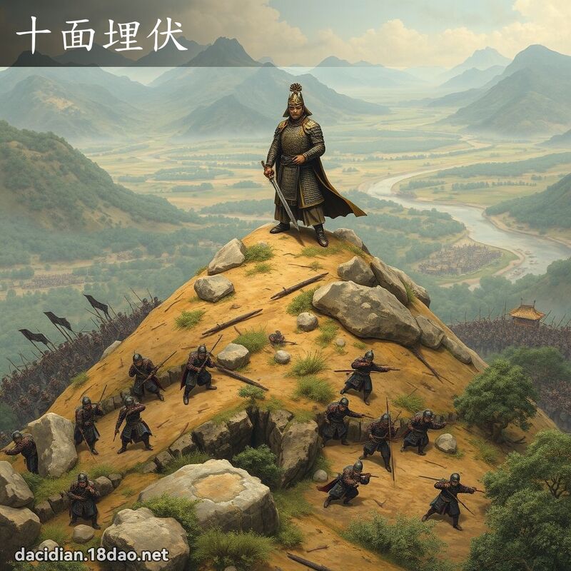 十面埋伏 - 國語大辭典配圖