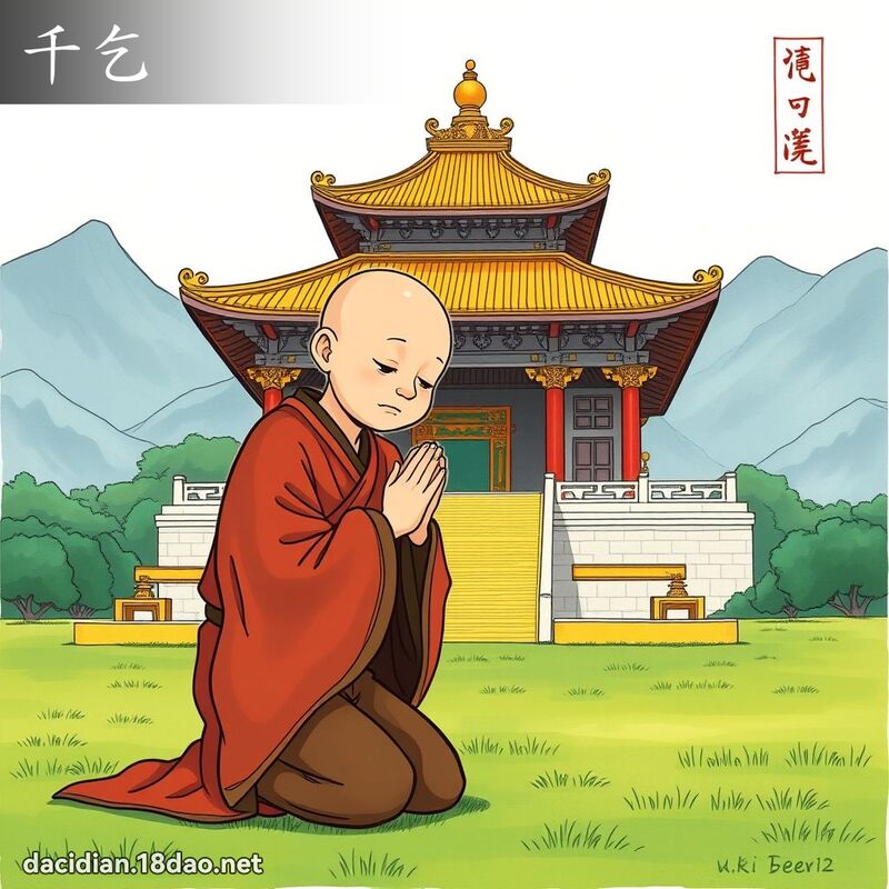 千乞 - 国语大辞典配图