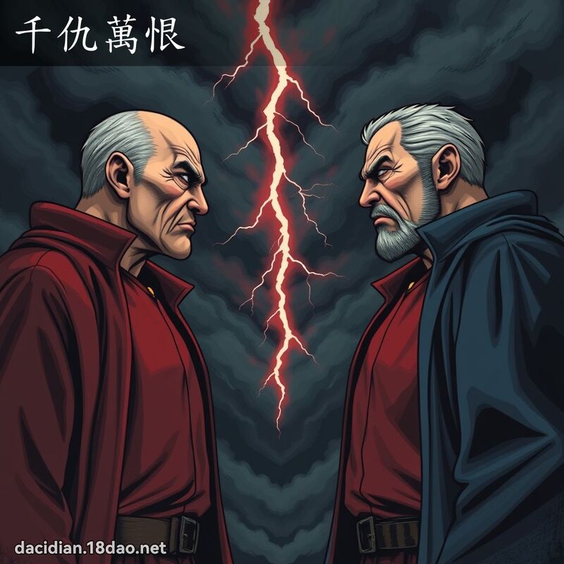 千仇万恨 - 国语大辞典配图