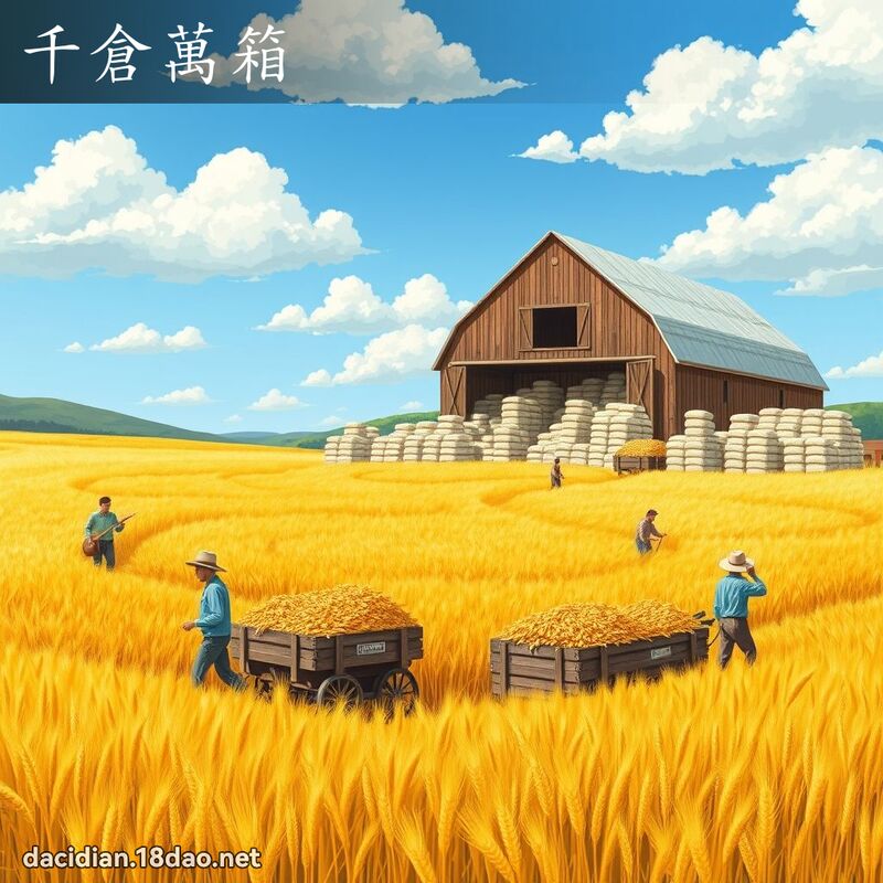 千倉萬箱 - 國語大辭典配圖