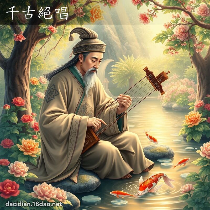千古絕唱 - 國語大辭典配圖