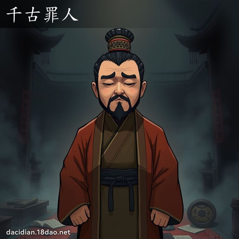千古罪人 - 國語大辭典配圖