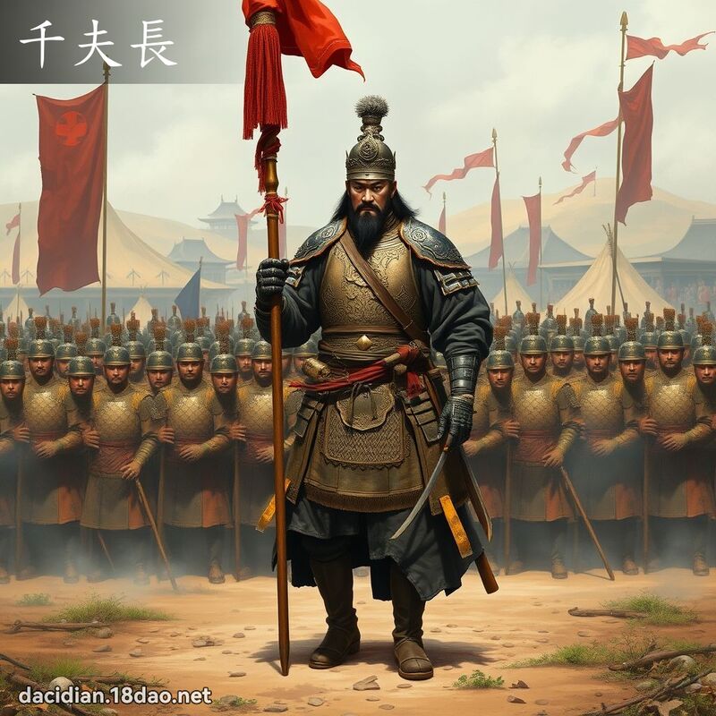 千夫長 - 國語大辭典配圖