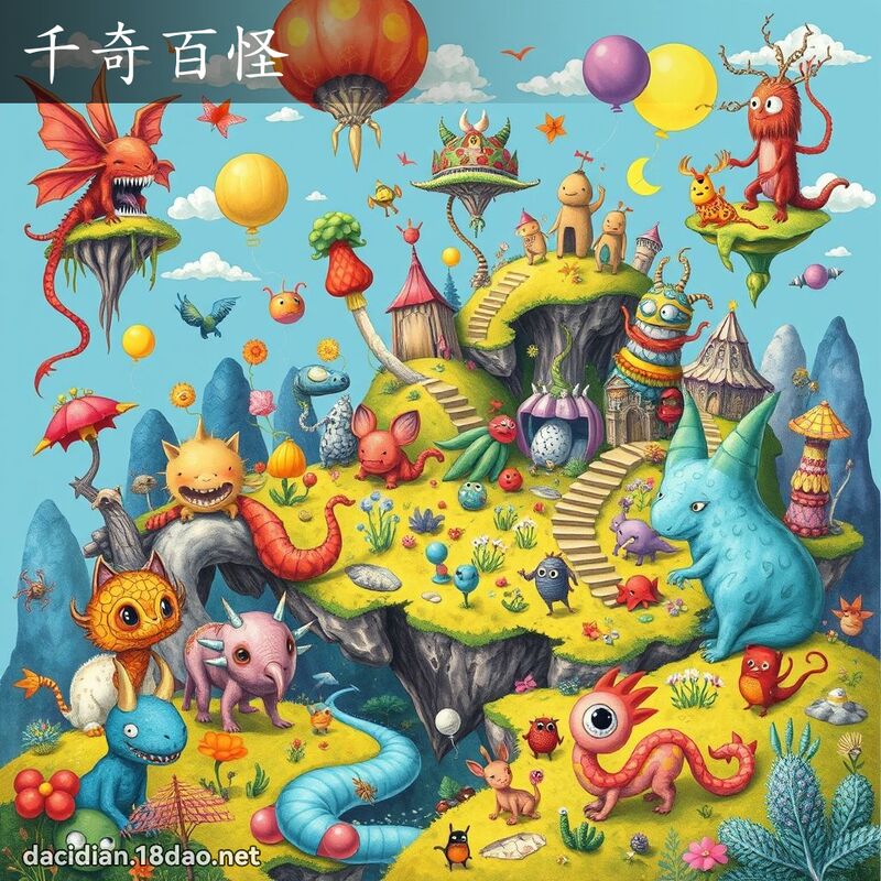千奇百怪 - 国语大辞典配图