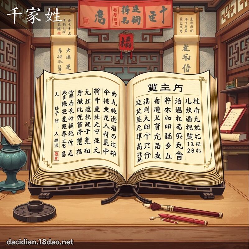 千家姓 - 国语大辞典配图
