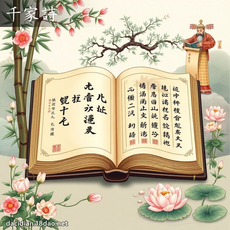 千家诗 - 国语大辞典配图