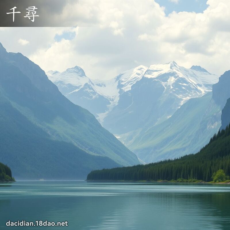 千尋 - 國語大辭典配圖