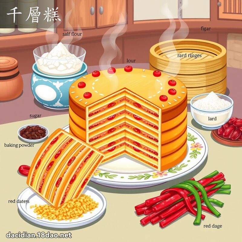 千层糕 - 国语大辞典配图